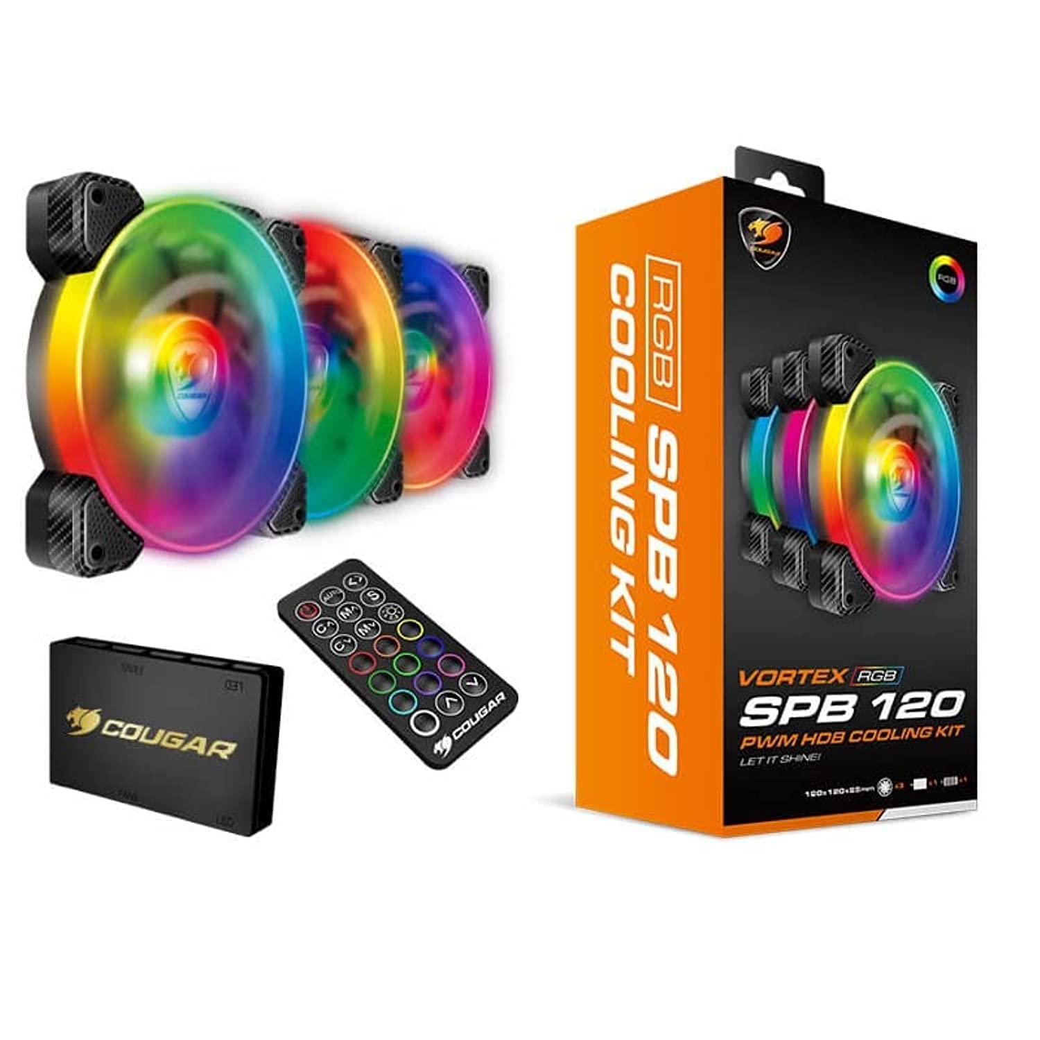 COUGAR Vortex RGB SPB 120 PWM HDB Cooling Kit COUGAR Vortex RGB SPB 120 PWM HDB Cooling Kit